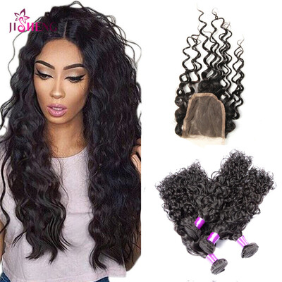 8A Natural Wave Human Hair Bundles With Closure Indian 4 bundles Human Hair With 44 Lace Closure
8A Natural Wave Human Hair Bundles With Closure Indian 4 bundles Human Hair With 44 Lace Closure