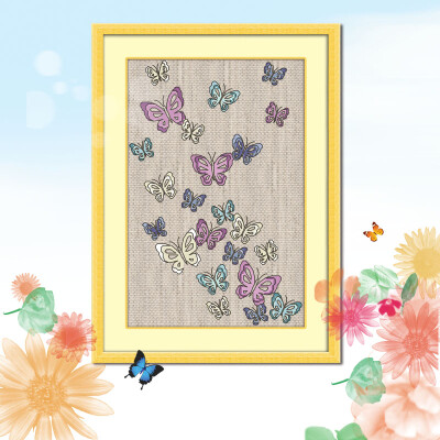 embroider DIY DMC Cross stitchSets For Embroidery kits Butterfly flying factory direct sale
embroider DIY DMC Cross stitchSets For Embroidery kits Butterfly flying factory direct sale