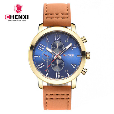 CHENXI Brand Luxury Men Quartz Watches Mens Sports Wristwatches Male Clocks Casual Leather Strap Watches
CHENXI Brand Luxury Men Quartz Watches Mens Sports Wristwatches Male Clocks Casual Leather Strap Watches