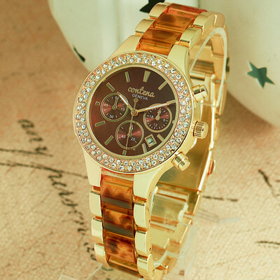 Luxury Women Golden Quartz-Watches CONTENA TOP Brand Full Steel Wristwatches Ladies Fashion Business Dress Watches
Luxury Women Golden Quartz-Watches CONTENA TOP Brand Full Steel Wristwatches Ladies Fashion Business Dress Watches
