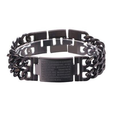 U7 Big Cross Bible Bracelet For Men Stainless Steel Jewelry Gold/Silver Color Chain Bracelets
U7 Big Cross Bible Bracelet For Men Stainless Steel Jewelry Gold/Silver Color Chain Bracelets