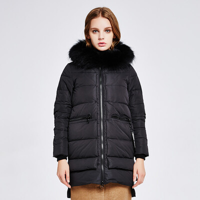 Snow ladies down jacket big hair collar hooded cotton section of the long thickening warm X1601722 black | 8056 170
Snow ladies down jacket big hair collar hooded cotton section of the long thickening warm X1601722 black | 8056 170