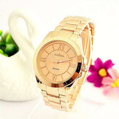 Vogue Sport Stainless Steel Quartz Unisex Watches CONTENA Fashion Gold Bracelet Wristwatches Roman Number Watch
Vogue Sport Stainless Steel Quartz Unisex Watches CONTENA Fashion Gold Bracelet Wristwatches Roman Number Watch