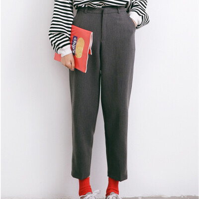 City plus CITYPLUS 2017 autumn and winter new women's clothing wild straight pipe pants warm loose nine points pants CWKX178473 gray
City plus CITYPLUS 2017 autumn and winter new women's clothing wild straight pipe pants warm loose nine points pants CWKX178473 gray