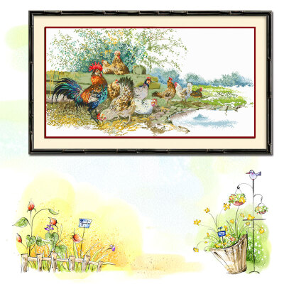 embroider DIY DMC Cross stitchSets For Embroidery kits Flock chicken of riverbank factory direct sale
embroider DIY DMC Cross stitchSets For Embroidery kits Flock chicken of riverbank factory direct sale