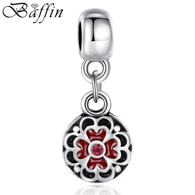 3 Colors Silver Color Round Flower Charm Pendant Fit Bracelet Necklace Original Bead Accessories Blue Enamel
3 Colors Silver Color Round Flower Charm Pendant Fit Bracelet Necklace Original Bead Accessories Blue Enamel