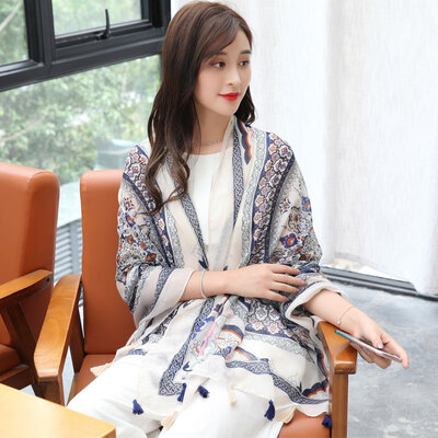 Yimihuasha scarf women spring and summer sunscreen air conditioning shawl autumn and winter warm scarf scarf dual-use bird blue
Yimihuasha scarf women spring and summer sunscreen air conditioning shawl autumn and winter warm scarf scarf dual-use bird blue