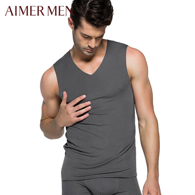 Ai Mu Mr underwear modal seamless V-neck wide shoulder Slim bottoming mens hurdle vest NS11S31 dark gray 175M
Ai Mu Mr underwear modal seamless V-neck wide shoulder Slim bottoming mens hurdle vest NS11S31 dark gray 175M
