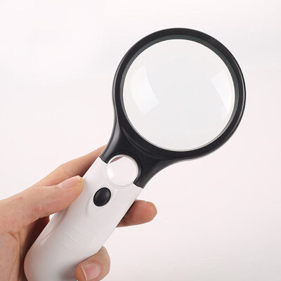 Gagarin HD handheld magnifier 20 times older people read 10 times with light high reading newspaper children students enlarge the mirror
Gagarin HD handheld magnifier 20 times older people read 10 times with light high reading newspaper children students enlarge the mirror