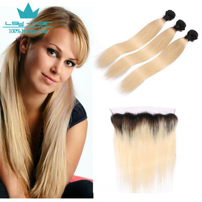 100 Brazilian Virgin Human Hair Straight Bundles With 134 Lace Frontals Bleached Knots 1B 613 Blonde Lace Frontal
100 Brazilian Virgin Human Hair Straight Bundles With 134 Lace Frontals Bleached Knots 1B 613 Blonde Lace Frontal