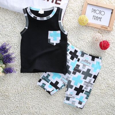 2017 2pcs Baby Clothes Boys Kids Fashion Print Pocket vestPants Oufits 1-3Y
2017 2pcs Baby Clothes Boys Kids Fashion Print Pocket vestPants Oufits 1-3Y