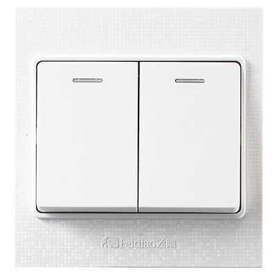 Feidiao (feidiao) switch socket panel three open double control triple triple control power wall switch 86 Phantom (elegant white)
Feidiao (feidiao) switch socket panel three open double control triple triple control power wall switch 86 Phantom (elegant white)