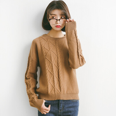 City plus CITYPLUS 2017 winter new style women&39s clothing wild round neck round knitting sweater long-sleeved hemp pattern sweater CWYC179552 brick red uniform
City plus CITYPLUS 2017 winter new style women&39s clothing wild round neck round knitting sweater long-sleeved hemp pattern sweater CWYC179552 brick red uniform