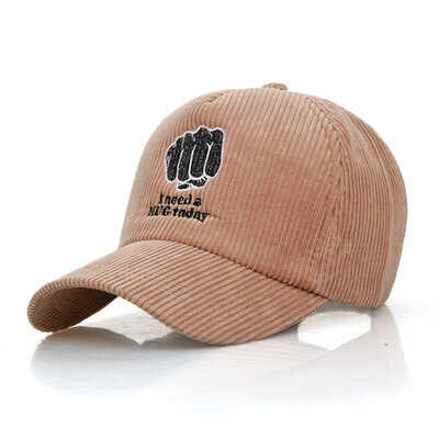 Autumn and winter new hat corduroy fist letters baseball cap outdoor sports hat lady casual cap
Autumn and winter new hat corduroy fist letters baseball cap outdoor sports hat lady casual cap