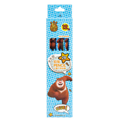 Sanmu SUNWOOD bear infested cartoon 2B exam card pencil blue hexagonal rod 12 sticks XCM0028 student stationery
Sanmu SUNWOOD bear infested cartoon 2B exam card pencil blue hexagonal rod 12 sticks XCM0028 student stationery