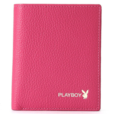 Playboy playboy ladies wallet short fashion simple cross section purse multi-function driver card holder Korean version PAE1563-7R3 pink
Playboy playboy ladies wallet short fashion simple cross section purse multi-function driver card holder Korean version PAE1563-7R3 pink