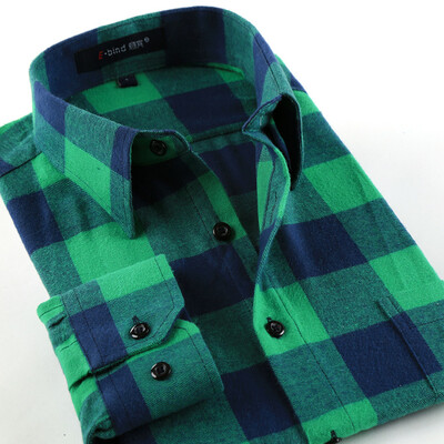 2017 fashion new comfortable men's cotton casual flannel shirt cotton men's lattice long-sleeved shirt
2017 fashion new comfortable men's cotton casual flannel shirt cotton men's lattice long-sleeved shirt