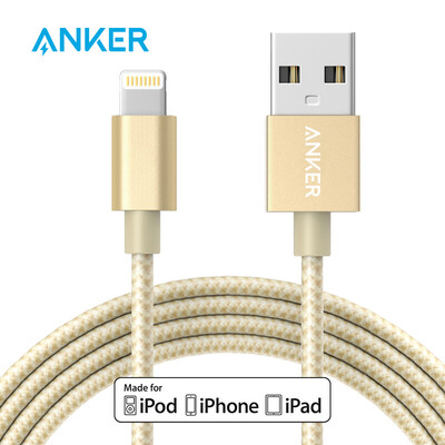 Anker MFi certified 7/6 / 5s Apple data cable 0.9m nylon black phone charger line power cord support iphone5 / 6s / 7 Plus / SE / ipad airmini
Anker MFi certified 7/6 / 5s Apple data cable 0.9m nylon black phone charger line power cord support iphone5 / 6s / 7 Plus / SE / ipad airmini