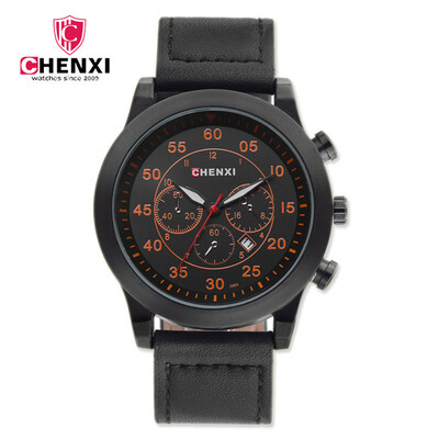 CHENXI Men Casual Watches Mens Leather Wrist Watches Multifunction Chronograph Calendar Unique Simple Clock
CHENXI Men Casual Watches Mens Leather Wrist Watches Multifunction Chronograph Calendar Unique Simple Clock