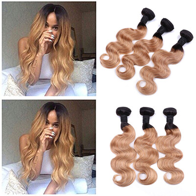 7A Grade Ombre Brazilian Body Wave 3 Bundles Deal T1B/27 Mixed Length 12"-24" Unprocessed Human Hair Bundles
7A Grade Ombre Brazilian Body Wave 3 Bundles Deal T1B/27 Mixed Length 12"-24" Unprocessed Human Hair Bundles