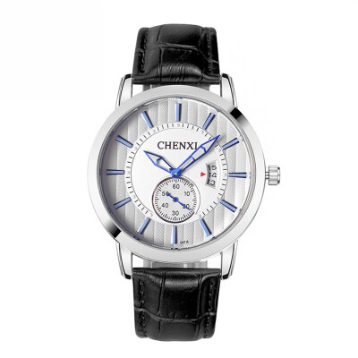 CHENXI Multifunction Men Quartz Wrist Watches Luxury Leather Strap Watch Sports Elegant Calendar Clock
CHENXI Multifunction Men Quartz Wrist Watches Luxury Leather Strap Watch Sports Elegant Calendar Clock
