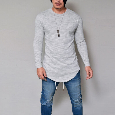 New Men Casual T Shirt Cotton Long Sleeve O-Neck Silm Fit T-shirt Mens Fashion Solid Color Tshirt Mens Clothing -3XL
New Men Casual T Shirt Cotton Long Sleeve O-Neck Silm Fit T-shirt Mens Fashion Solid Color Tshirt Mens Clothing -3XL