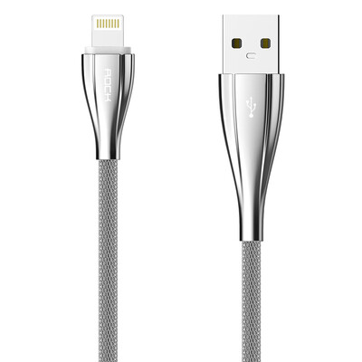 Rocker (ROCK) Apple 6 data cable stainless steel alloy braided charging cable for Apple iPhone7 / 5s / se / 6 / 6s / Plus iPad4 / 5 0.3 meters silver
Rocker (ROCK) Apple 6 data cable stainless steel alloy braided charging cable for Apple iPhone7 / 5s / se / 6 / 6s / Plus iPad4 / 5 0.3 meters silver