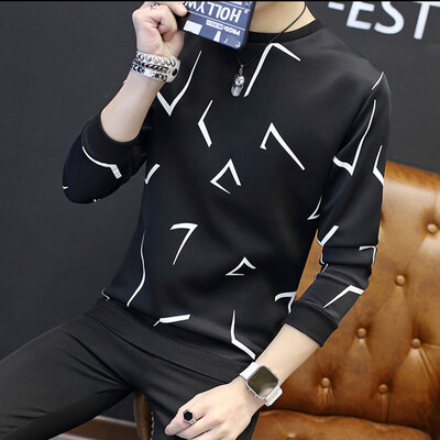 Fall burst youth sports suit men's self-cultivation fashion trend round neck sets of head-free men's sweater
Fall burst youth sports suit men's self-cultivation fashion trend round neck sets of head-free men's sweater