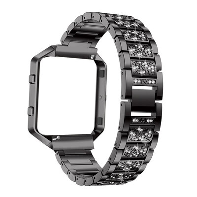 ECSEM Crystal Stainless Steel Watch Straps with Metal Frame For Fitbit Blaze Bands Adjustable Replacement Bling Bracelet
ECSEM Crystal Stainless Steel Watch Straps with Metal Frame For Fitbit Blaze Bands Adjustable Replacement Bling Bracelet