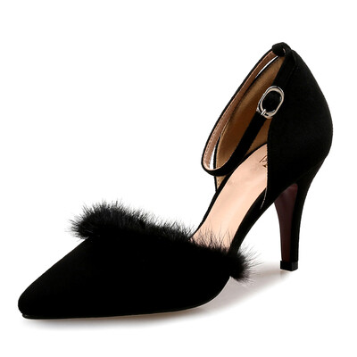 Jiabaisi shoes Women pumps Fur Pointed Toe New Spring High Heels Multifunction strap Stiletto Dress Party Womens Shoes
Jiabaisi shoes Women pumps Fur Pointed Toe New Spring High Heels Multifunction strap Stiletto Dress Party Womens Shoes