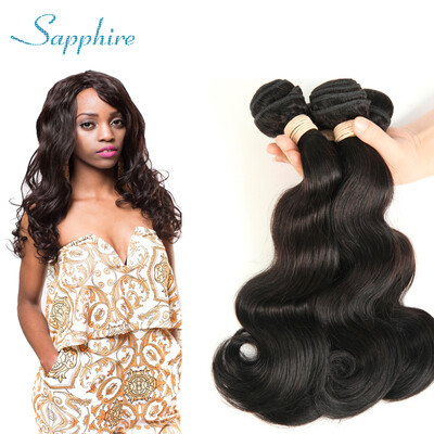 Sapphire 3 PcsLot Body Wave Hair Bunldes Brazilian Body Wave Remy Human Hair Weave 8A Grade Unprocessed Brazilian Hair 100g Per B
Sapphire 3 PcsLot Body Wave Hair Bunldes Brazilian Body Wave Remy Human Hair Weave 8A Grade Unprocessed Brazilian Hair 100g Per B