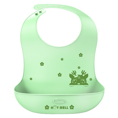 HOY BELL baby bib childrens rice pocket waterproof silicone bib baby eating saliva pocket green thickening
HOY BELL baby bib childrens rice pocket waterproof silicone bib baby eating saliva pocket green thickening