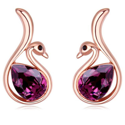 Austrian Crystal Stud Earrings For Women Rose Gold Color Earring Rhinestone Fashion Jewelry Friendship Party Gift 21449
Austrian Crystal Stud Earrings For Women Rose Gold Color Earring Rhinestone Fashion Jewelry Friendship Party Gift 21449