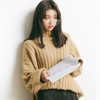 City plus CITYPLUS 2017 winter new style women&39s clothing wild long-sleeved hedge loose thickening sweater sweater high-neck sweater CWYC179551 khaki all code
City plus CITYPLUS 2017 winter new style women&39s clothing wild long-sleeved hedge loose thickening sweater sweater high-neck sweater CWYC179551 khaki all code