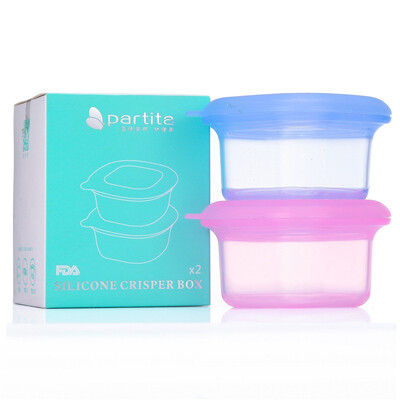 Variations partita childrens silicone fruit food preservation storage box 100ml2 set crystal red crystal blue sealed fresh can microwave heating Canadian brand
Variations partita childrens silicone fruit food preservation storage box 100ml2 set crystal red crystal blue sealed fresh can microwave heating Canadian brand
