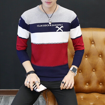2017 autumn and winter youth men's casual sweater round neck long-sleeved men's fashion sweater as gift for men
2017 autumn and winter youth men's casual sweater round neck long-sleeved men's fashion sweater as gift for men