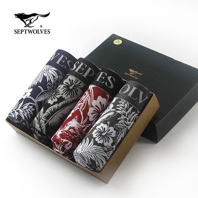 Septwolves Men&39s Underwear Men&39s Boxer Waist Breathable Cotton-Ammunition Printed Teeth Four Gift Boxes 97119
Septwolves Men&39s Underwear Men&39s Boxer Waist Breathable Cotton-Ammunition Printed Teeth Four Gift Boxes 97119