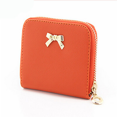 New cute fresh little wallet cross section bowknot zipper wallet female students Korean version of the wild hand
New cute fresh little wallet cross section bowknot zipper wallet female students Korean version of the wild hand