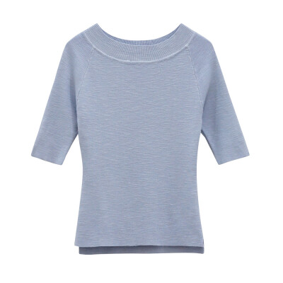 2017 autumn and winter new core yarn wild round collar collar sleeves in the solid color sweater
2017 autumn and winter new core yarn wild round collar collar sleeves in the solid color sweater