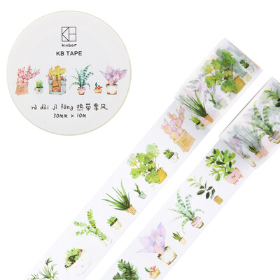 Kinbor handbook wide version&paper tape 30mm10m hand book book plant sticker tropical monsoon DTB64107
Kinbor handbook wide version&paper tape 30mm10m hand book book plant sticker tropical monsoon DTB64107