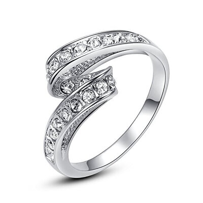 Yoursfs Hali Minimalist Ring For Women Twist CZ Eternity Engagement 18K White GP Fashion Jewelry
Yoursfs Hali Minimalist Ring For Women Twist CZ Eternity Engagement 18K White GP Fashion Jewelry