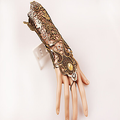 Sexy Handmade Accessories Black Gloves Retro Lace Lace Gloves Women's Dresses Decorated with Bracelets
Sexy Handmade Accessories Black Gloves Retro Lace Lace Gloves Women's Dresses Decorated with Bracelets