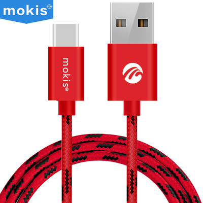 Mokis Type-C charging&data transfer cable 1m Red 
Mokis Type-C charging&data transfer cable 1m Red