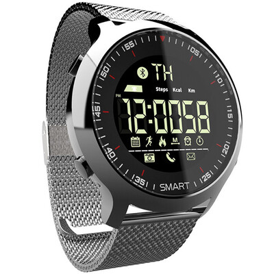Newman (Newmine) EX18 Bluetooth Смарт браслет спортивные часы Водонепроницаемые мужские спортивные металлическое серебро
Newman (Newmine) EX18 Bluetooth Смарт браслет спортивные часы Водонепроницаемые мужские спортивные металлическое серебро