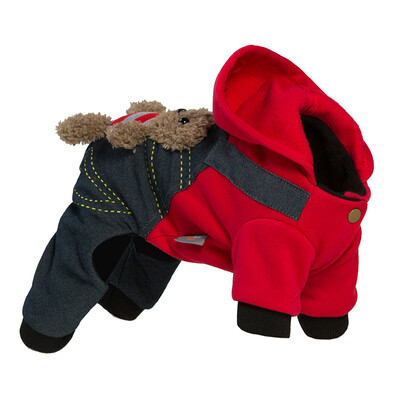MrBear pet dog clothes dog bear pattern four feet clothing - red 4th Teddy clothes autumn&winter clothes puppy pet VIP four-legged clothes
MrBear pet dog clothes dog bear pattern four feet clothing - red 4th Teddy clothes autumn&winter clothes puppy pet VIP four-legged clothes