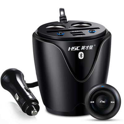 HSC Bluetooth Car Kit FM Transmitter MP3 Player With Card Slot Dual USB 34A Fast Charger U disk Music Playing Cigarette Lighter
HSC Bluetooth Car Kit FM Transmitter MP3 Player With Card Slot Dual USB 34A Fast Charger U disk Music Playing Cigarette Lighter