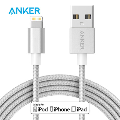 Anker MFi certified 7/6 / 5s Apple data cable 0.9m nylon black phone charger line power cord support iphone5 / 6s / 7 Plus / SE / ipad airmini
Anker MFi certified 7/6 / 5s Apple data cable 0.9m nylon black phone charger line power cord support iphone5 / 6s / 7 Plus / SE / ipad airmini