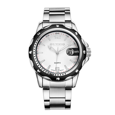 Mens Watch Fashion Quartz Watch With A Steel watchband