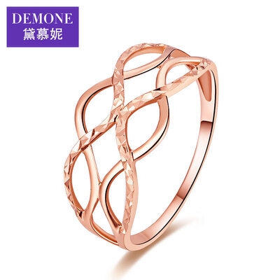 DEMONE DEMONE SR0331KJ19 18K gold rose gold hollow ring color gold big hollow ring female models Korean version
DEMONE DEMONE SR0331KJ19 18K gold rose gold hollow ring color gold big hollow ring female models Korean version