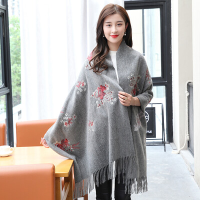 STORY Of SHANGHAI Ladies&39 Woolen Scarves Wrinkled Shawls